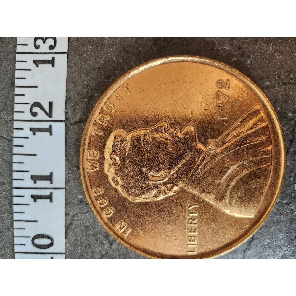 1972‎ American Cent Lovely Uncirculated Red Lincoln Memorial Denver Mint Penny